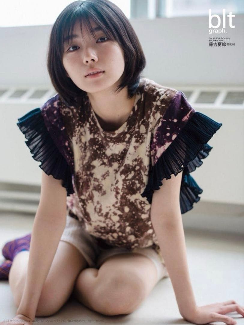 藤吉夏鈴　直筆サイン入りチェキ　blt graph. 櫻坂46