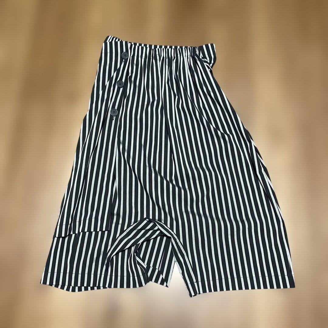 モユル　ストライプ　サルエルパンツ