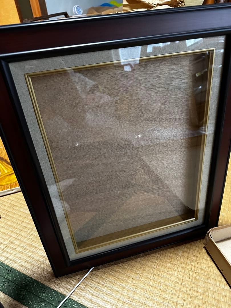 田中広助 箱根の朱富士 油彩画 22x15cm 額縁付き鑑定書付き