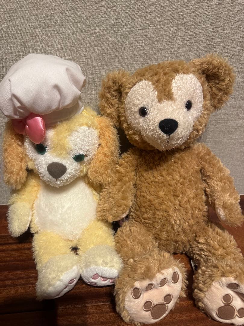 ダッフィーぬいぐるみ2種類＋クッキーちゃん