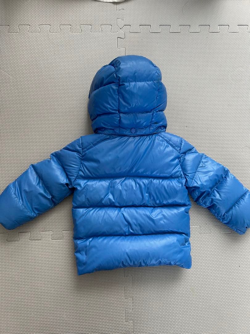 MONCLER フード付きダウンジャケット 青