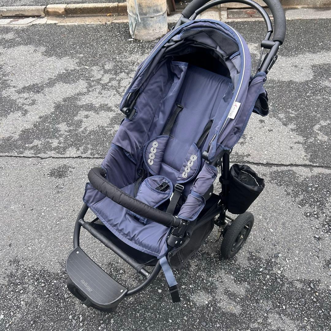 AIRBUGGY ベビーカー ネイビー セット