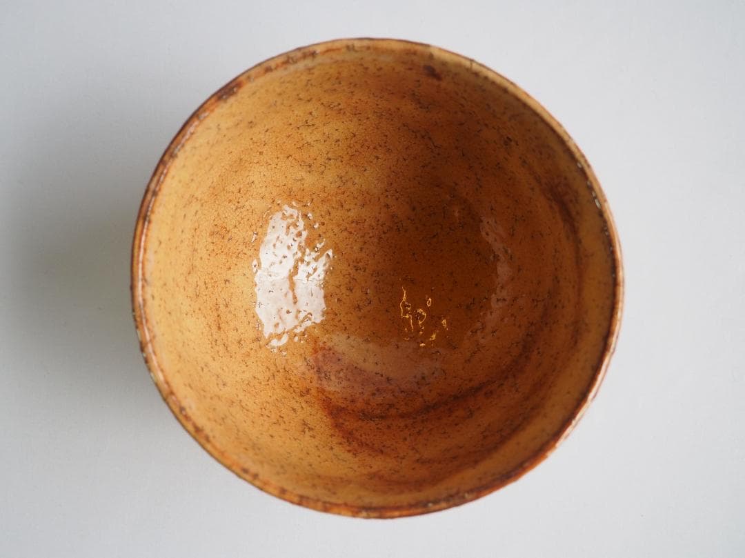 裏千家15世鵬雲斎御書付『萩焼茶碗』12代田原陶兵衛造 (共箱)