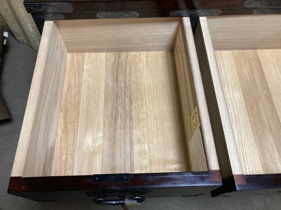 岩谷堂箪笥No.321 4尺整理［白鳥］銅手打 - メルカリ