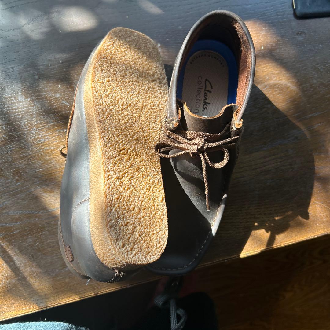 クラークス　ワラビーブーツモカシン　シェーカーズブーツ　24cm