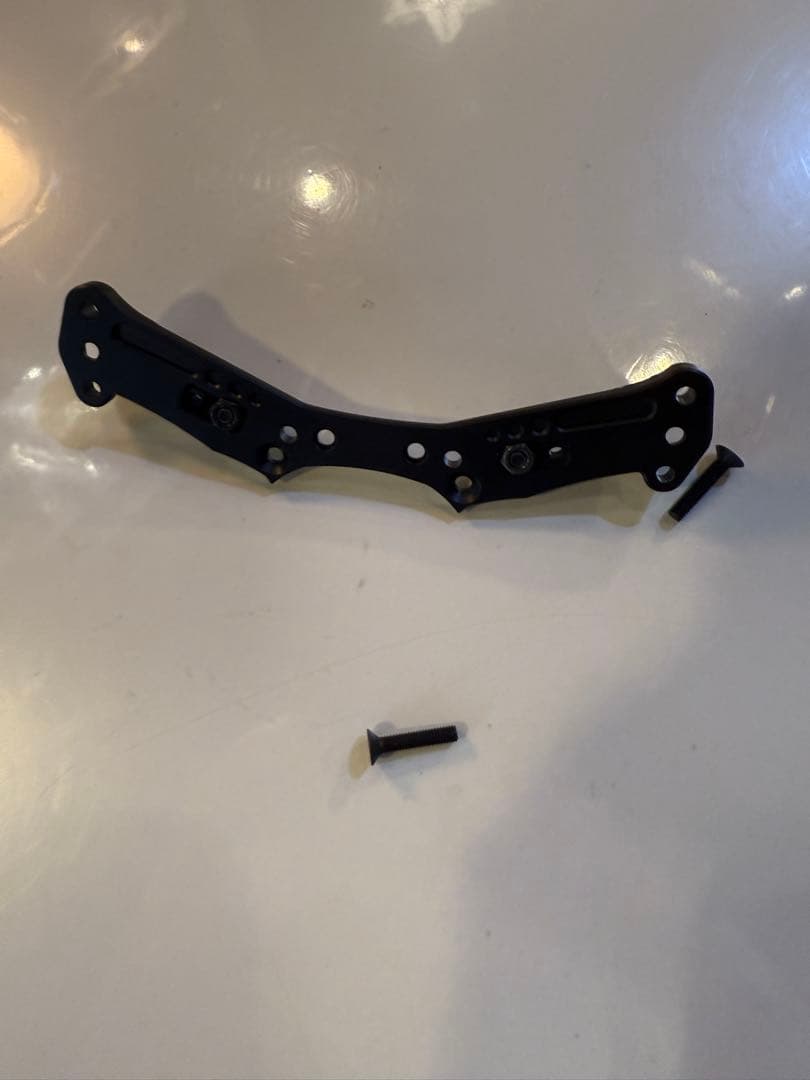 オーバードーズ アジャスタブルアルミリアショックタワー美品黒レア品