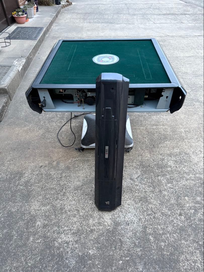 電子麻雀卓 大型 黒