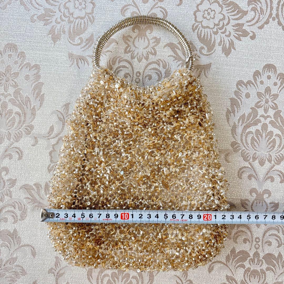 アンテプリマ　ワイヤーグリッター　シルバーゴールド　ハンドバッグ　パーティーに♡