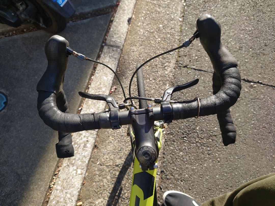 現状品要修理 GIANT TCR エスポワール ジュニア ロードバイク イエロー