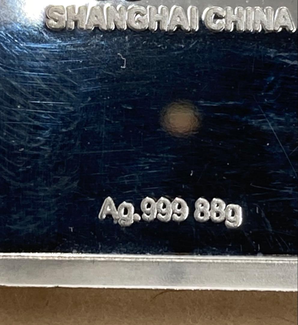 u*7様 希少品　上海万博　2010年 記念　純銀プレート　銀 中国　88g