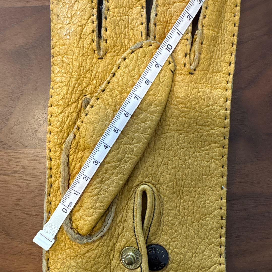 DENTS ペッカリーグローブ（裏地なし）イギリス製手袋 デンツ