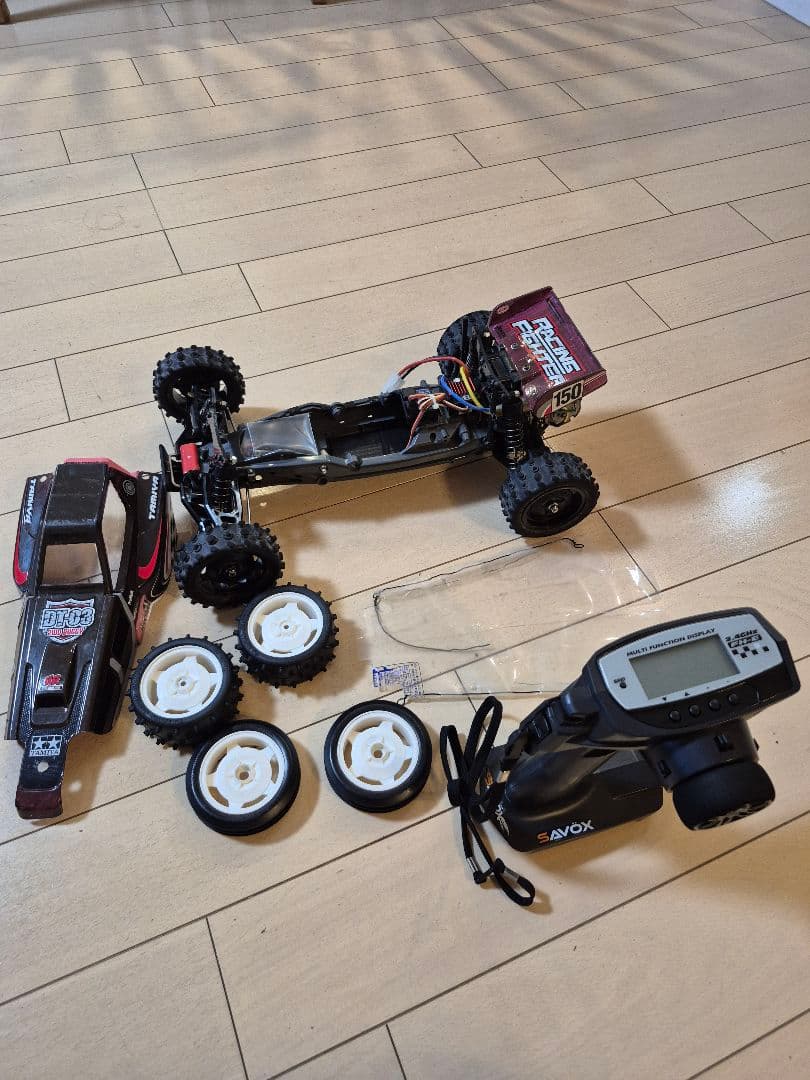 【限定おまけ付け】タミヤ　DT-03 レーシングファイター メカ　プロポ　セット