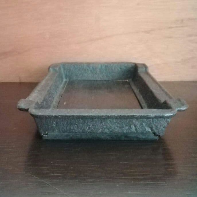 逸品　古鉄　平安省鋳堂　お盆　トレー　明治金工　和骨董　骨董　アンティーク