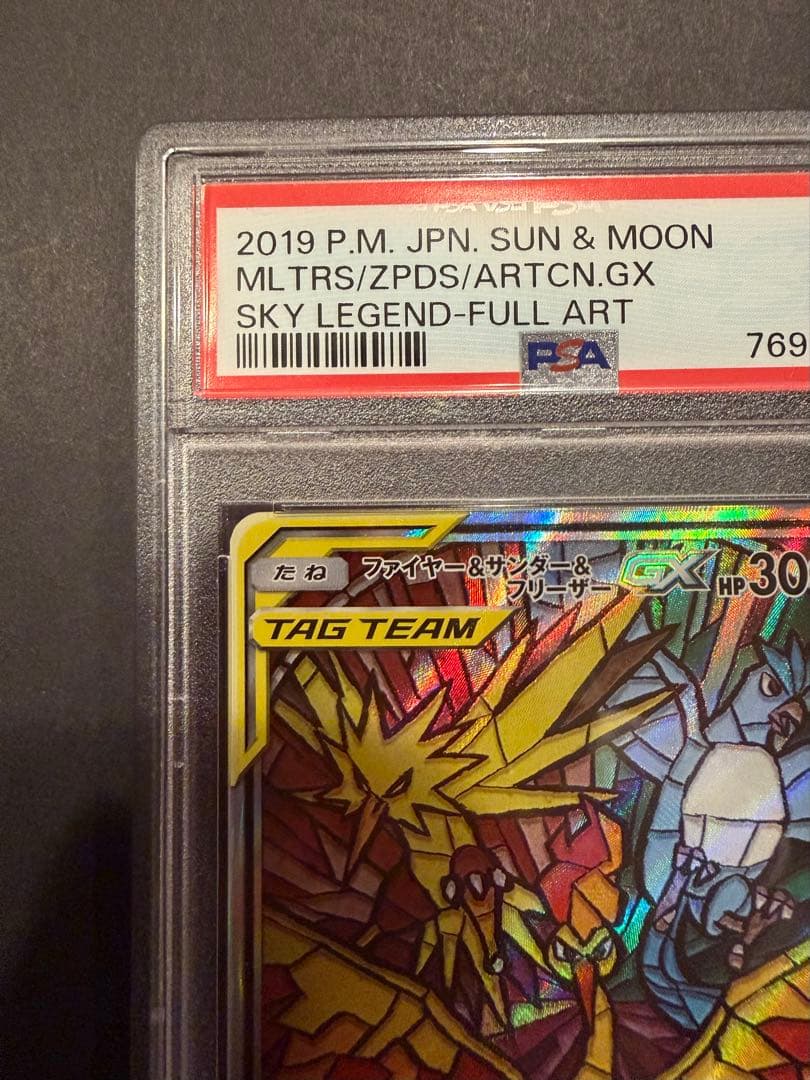 ファイヤー&サンダー&フリーザーGX sa psa9 スカイレジェンド