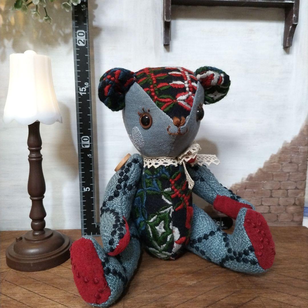 ミナペルホネン＊ハンドメイド＊ぬいぐるみ＊テディベア＊㉑ ミナ