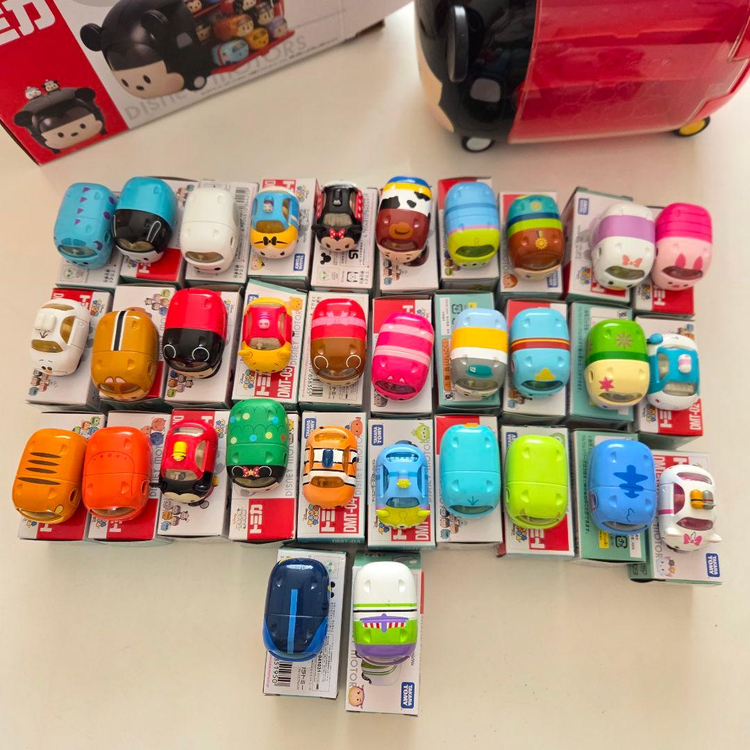 トミカ ディズニー ミニカーセット 32台+ツムツムキャリー（ミッキー
