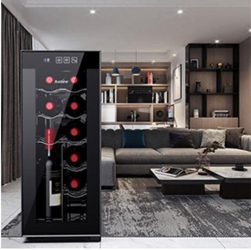 ale 新品 12本収納 ワインセラー ペルチェ静音式　縦置き横置き対応