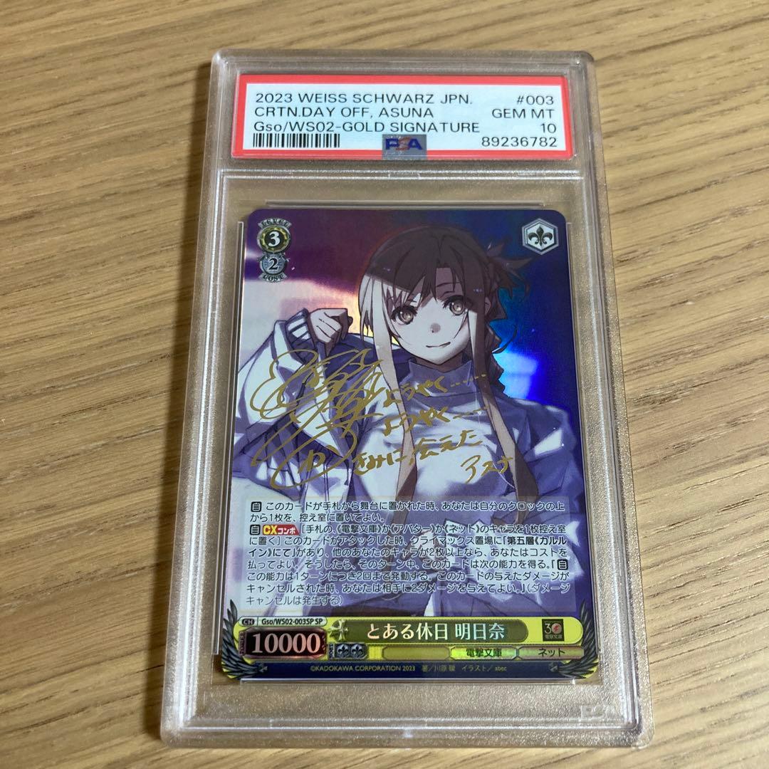 ヴァイスシュバルツとある休日アスナPSA10