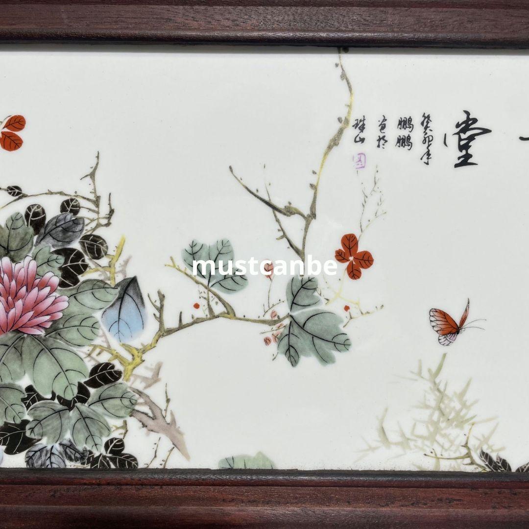 景徳鎮 陶板画 が一堂に会します 応接間 玄関 茶室 掛画