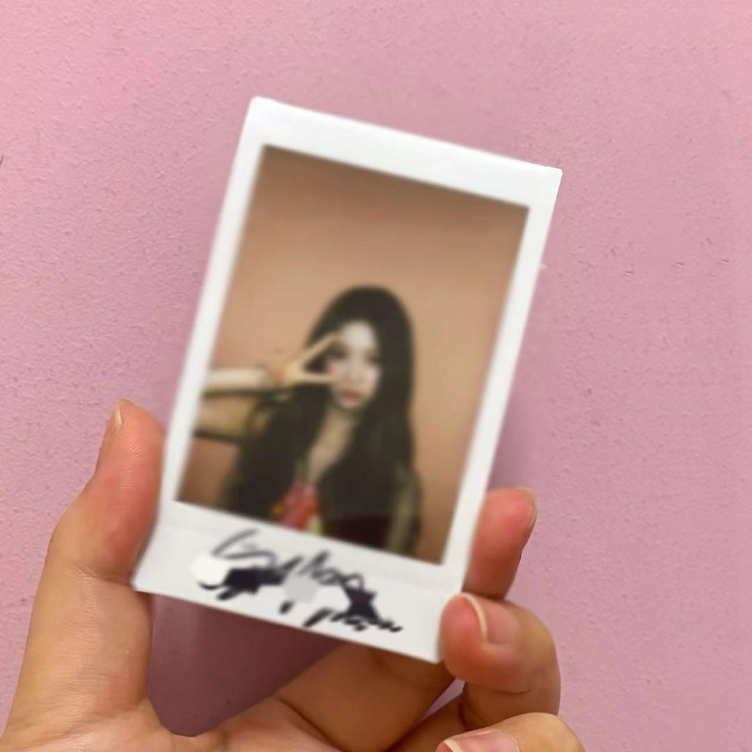 nmixx ソリュン 直筆サイン入りチェキ ポラ