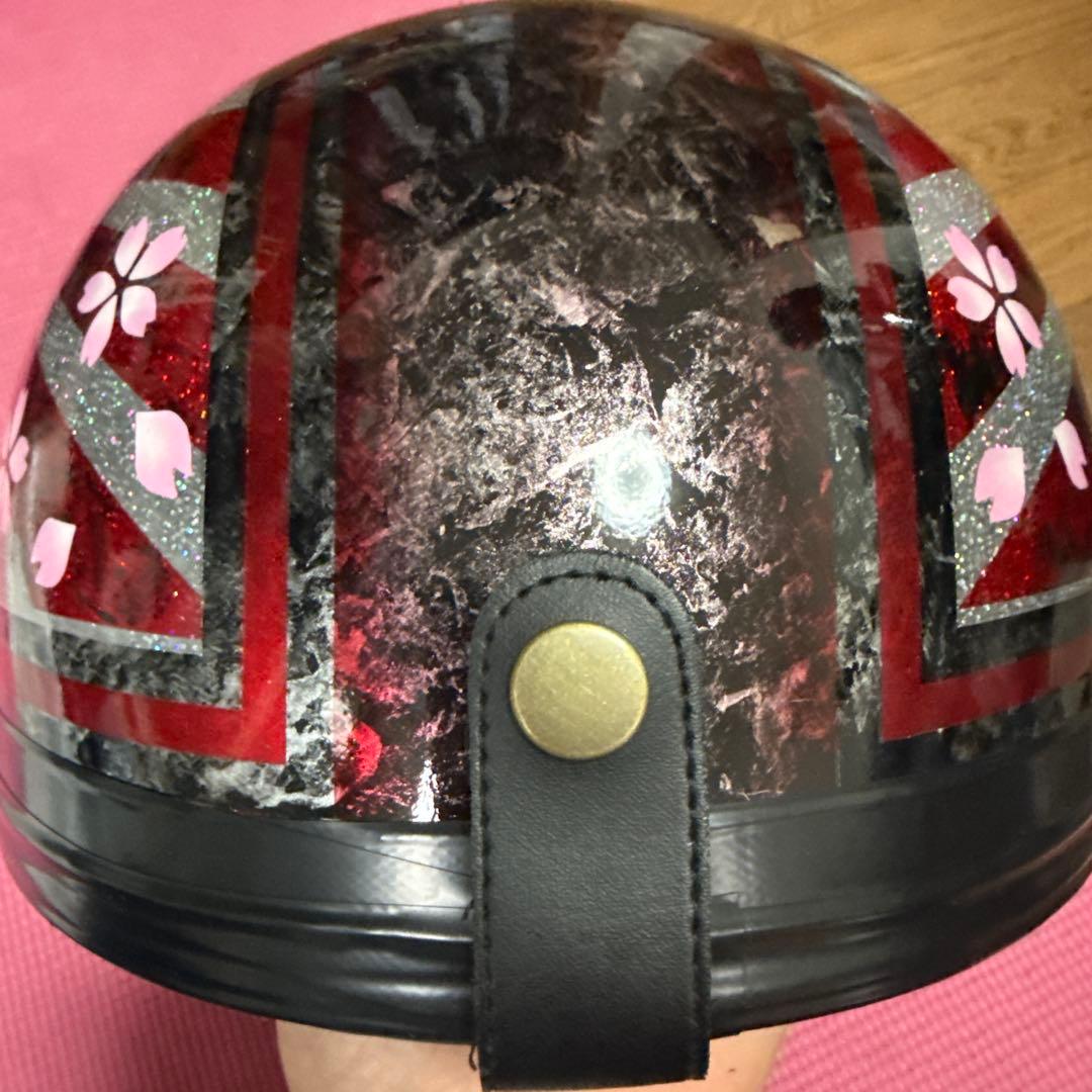 カスタムコルク半　黒ラップ✘Candyレッドラップ富士日章　七色ラメ