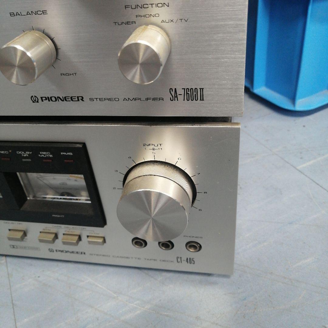 PIONEER システムコンポ CT-405 SA-7600Ⅱ TX-7800Ⅱ - アンプ特別