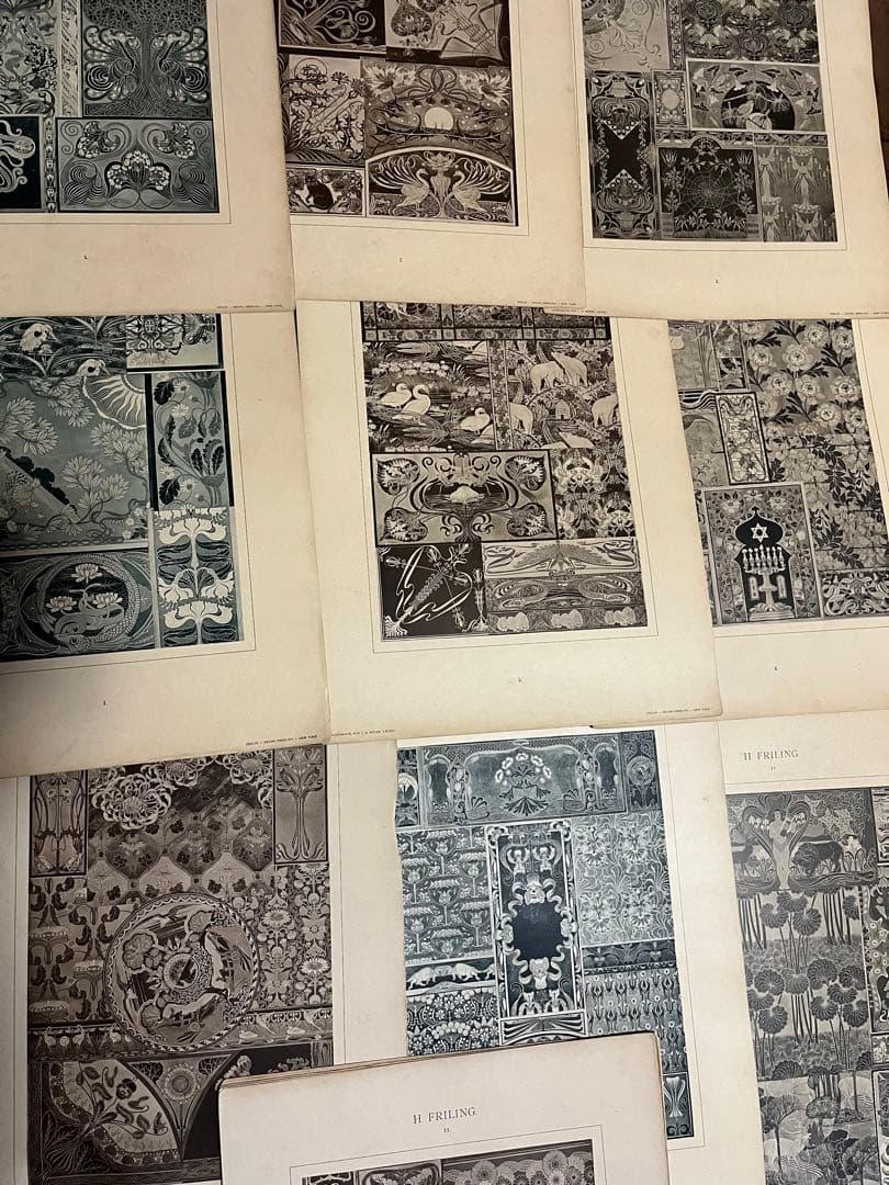 激レア！「Moderne Flachornmente」オリジナル シート全揃い