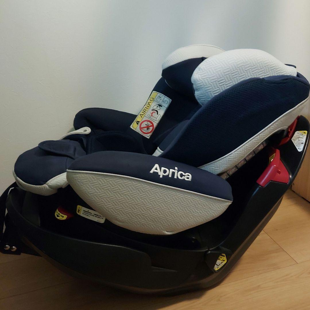 【美品肩ベルト新品付】ApricaフラディアグロウDX ベッド型チャイルドシート