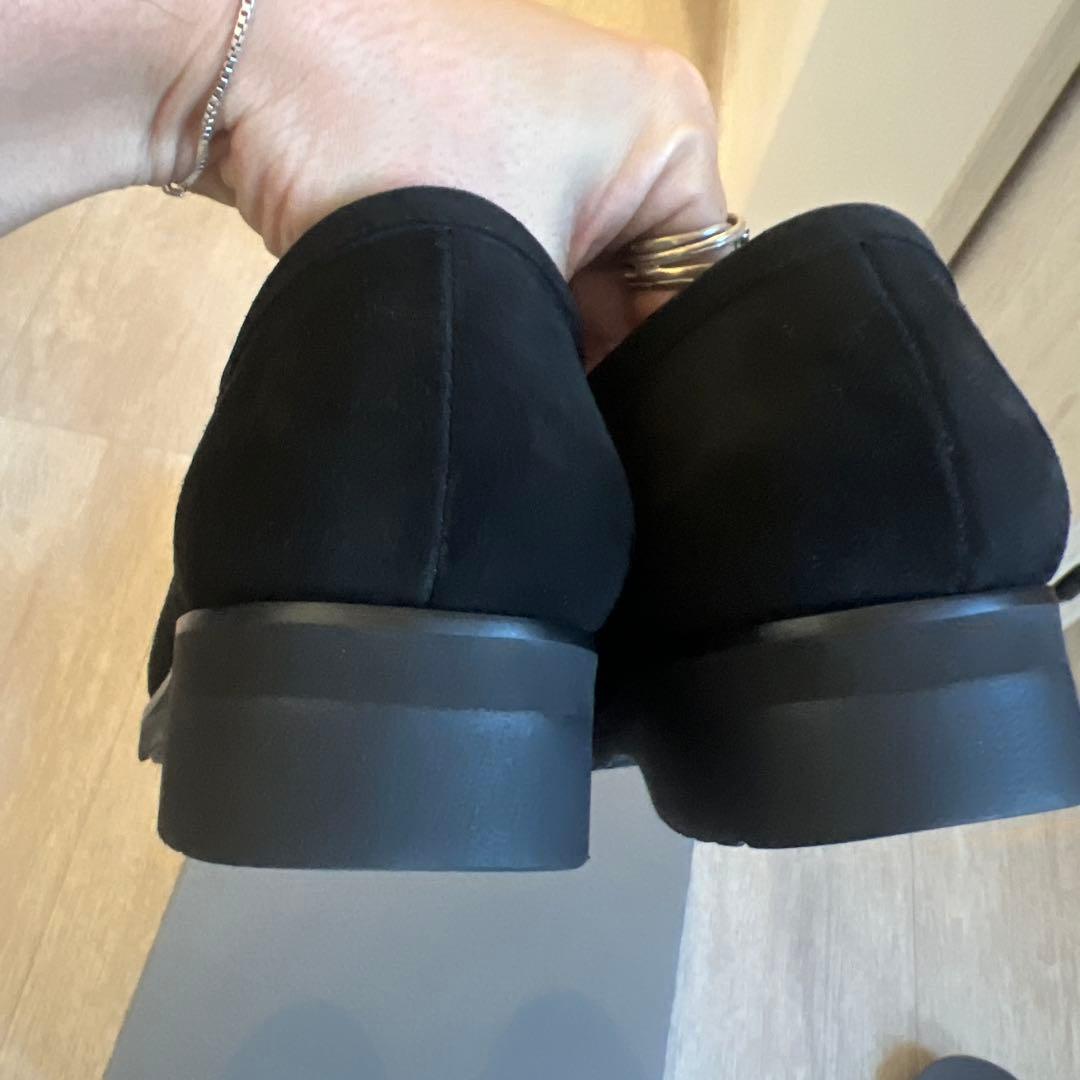 Footworksチロリアンスエード　ブラック26.0 新品未使用試着のみ