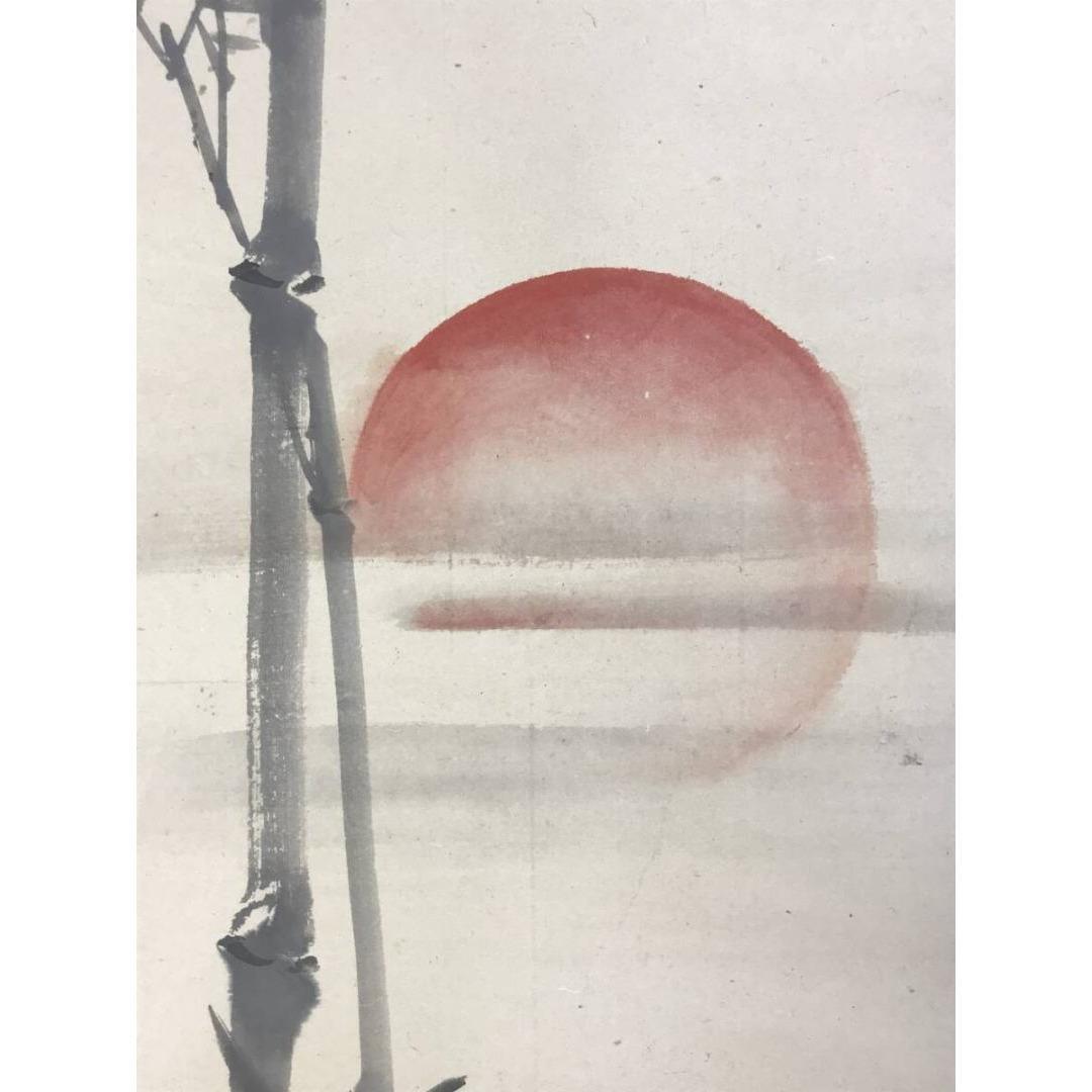 真作/春木南溟/鶴亀図/花鳥図/双幅/掛軸/名家伝来/AK-466