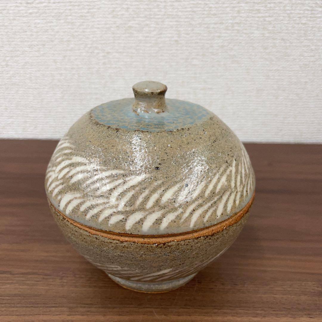 【人間国宝】島岡達三 象嵌合子