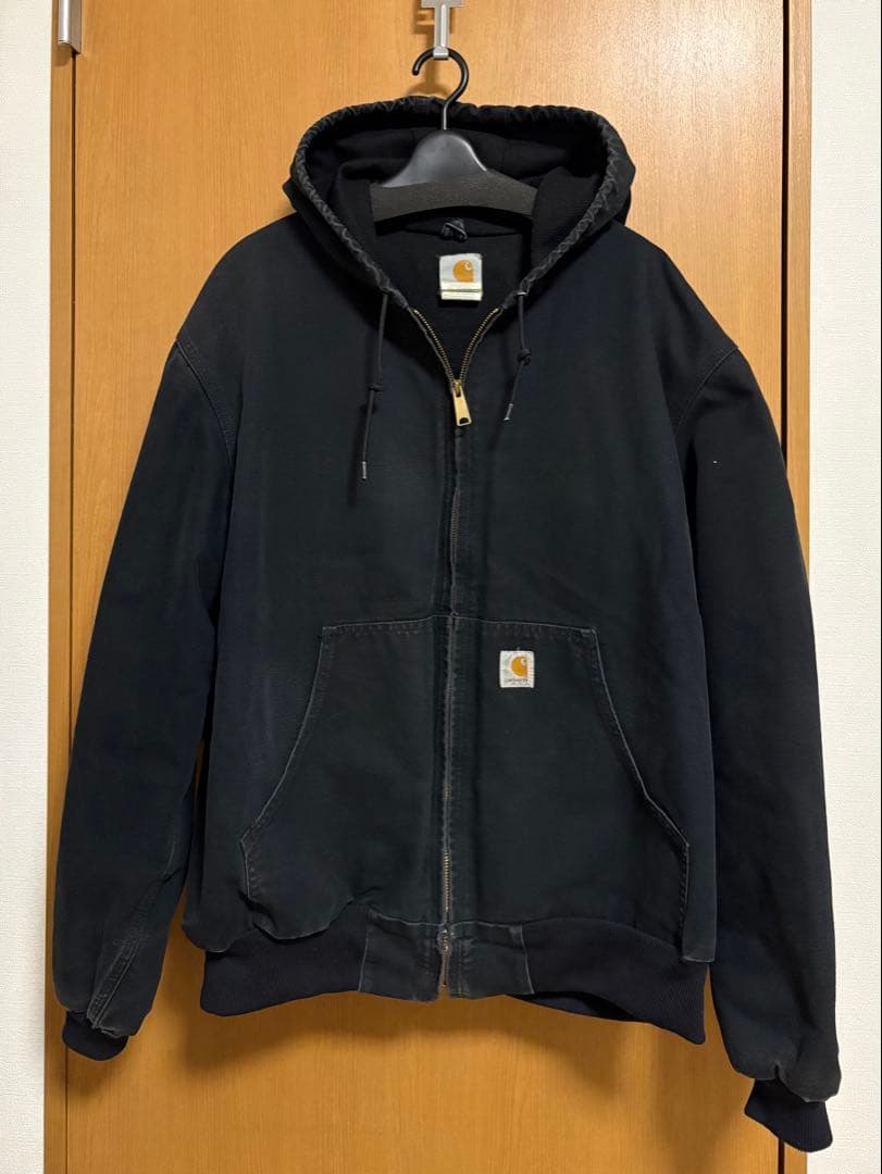 Carhartt／00s アクティブジャケット BLACK XLサイズ