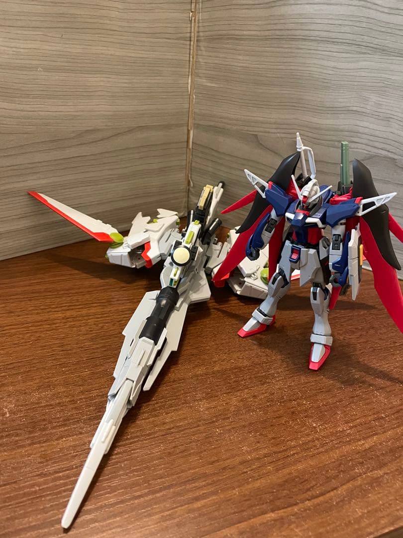 hg ゼウスシルエット&ディスティニー　スペックⅡ ジャンク完成品 ガンプラ】HGCE 1/144 デスティニーガンダムSpecII&ゼウスシルエット