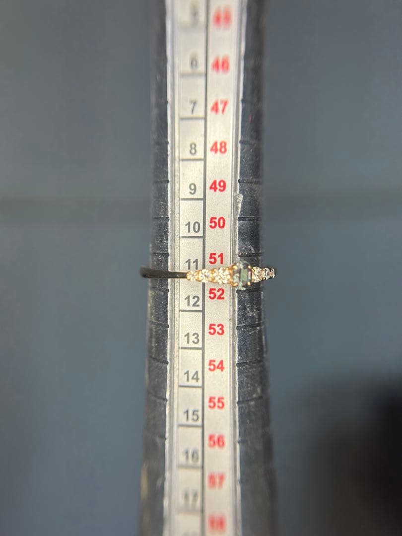 ぱ*ん様 K18 アレキサンドライトリング 11号