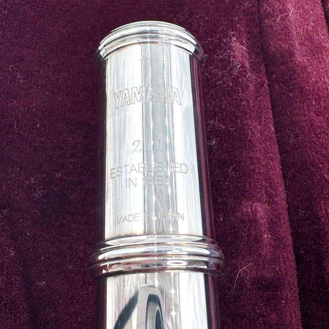 後期モデル✨鏡面磨き上げ済み✨YAMAHA フルート YFL-211 Eメカ付き