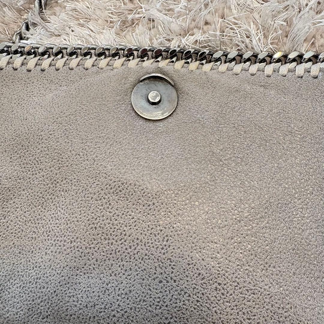 ステラマッカートニー ファラベラ チェーンショルダーバッグ グレー