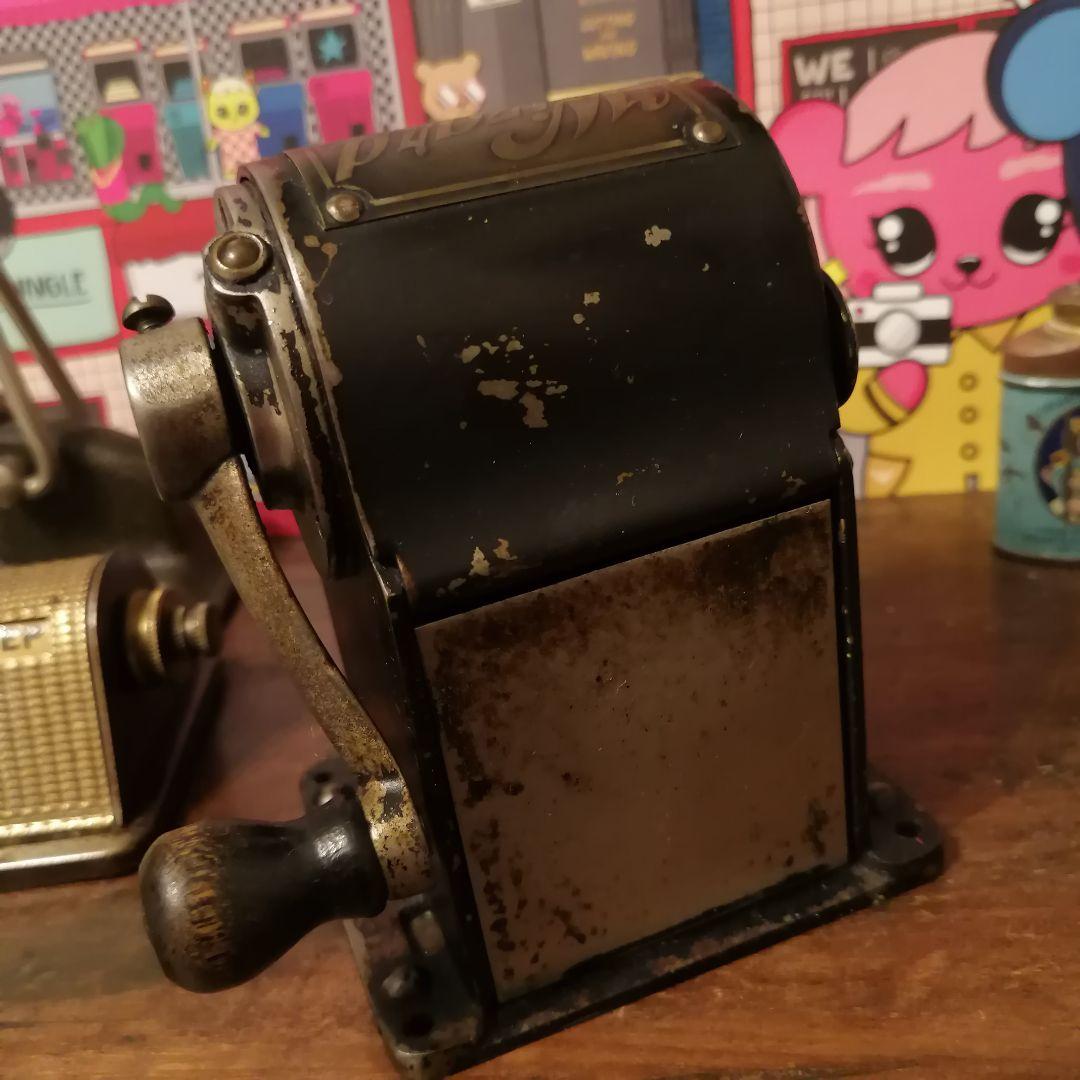 米国シカゴ アンティークWizardウィザード鉛筆削り☆文房具