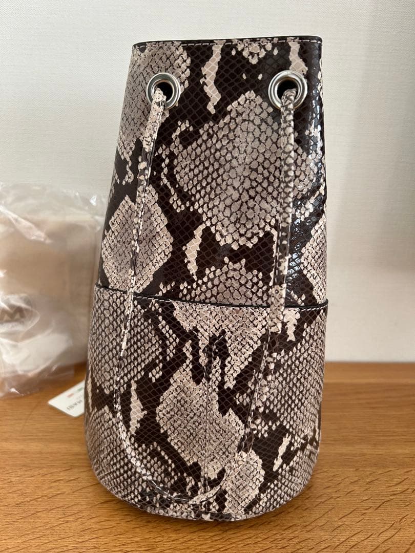 未使用 marco masi マルコマージ パイソン レザーバッグ　ハンドバッグ