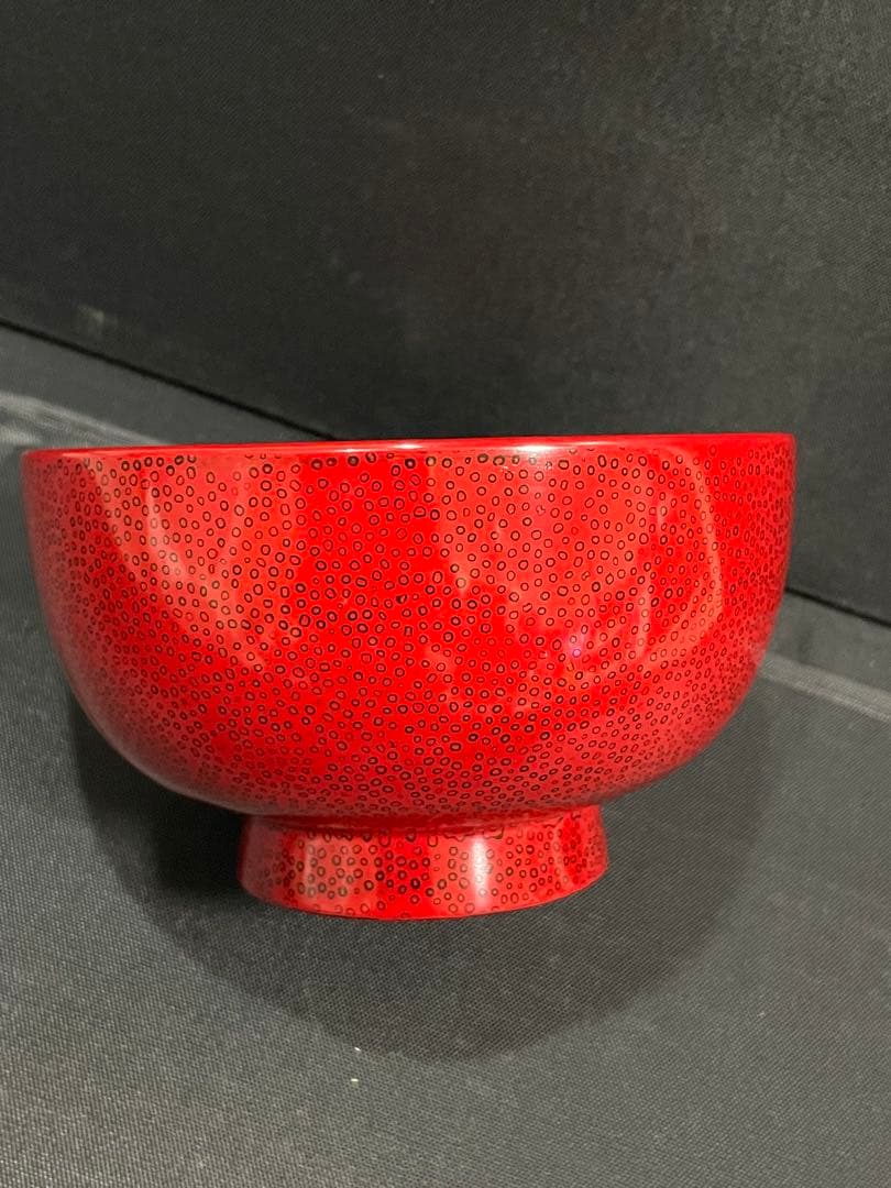 津軽塗　七々子塗　うるし塗 夫婦椀＆夫婦箸セット 天然木　【未使用品】