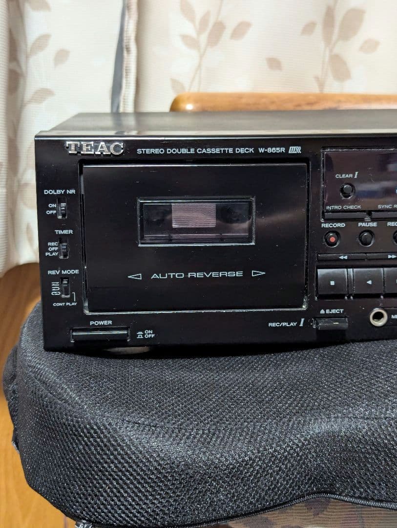 TEAC ティアック W-865R ダブルカセットデッキ 簡易動作確認済 TEAC