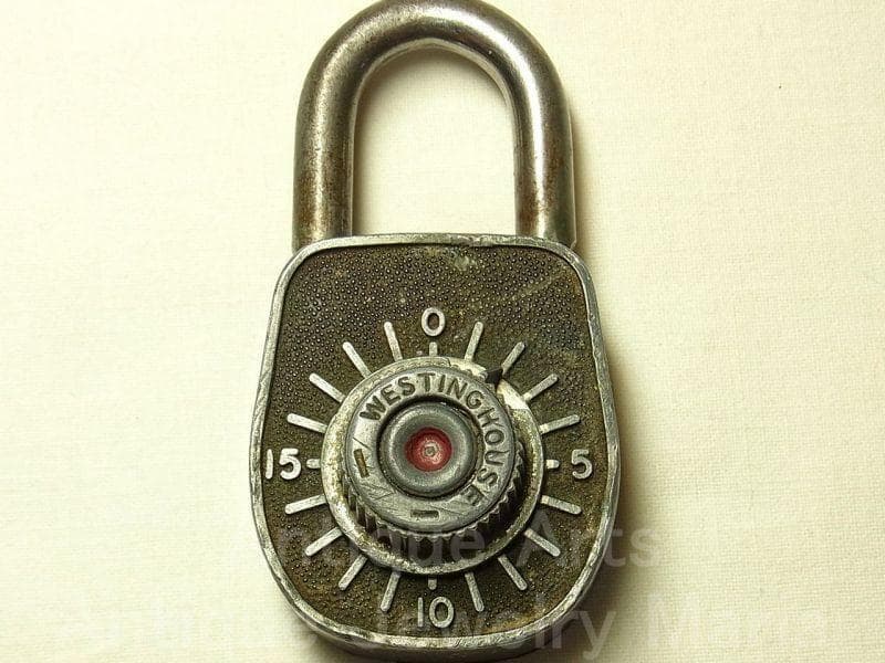 《p1057》1930年　WESTINGHOUSE・GOUGLERダイヤル南京錠