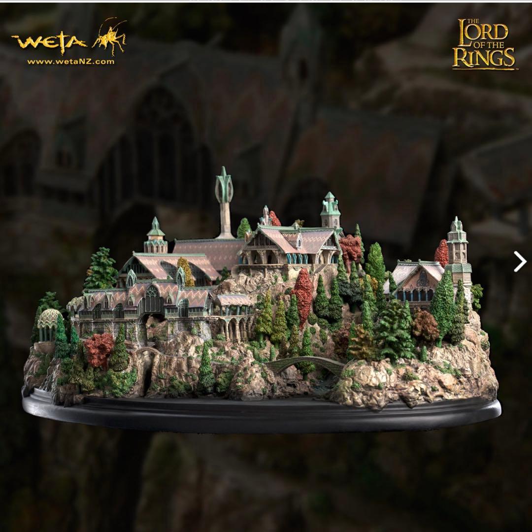 WETA ロードオブザリング 裂け谷リベン デル ジオラマ ホビット スタチュー