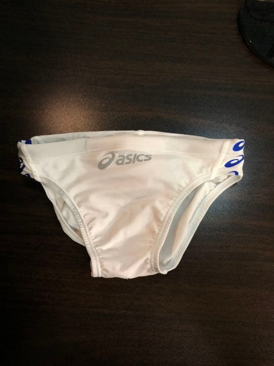 スケスケ】競泳水着 競パン アシックス 白アシ ハイドロcd ss 競泳