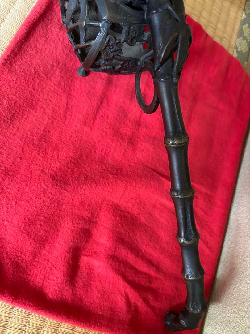 鉄製装飾的な墨入れ器具 日本製