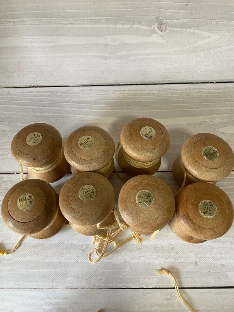 組みひも台　組紐　丸台　フルセット　組玉40個　糸14本付