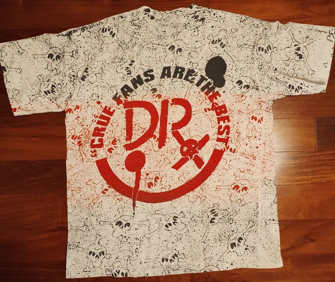 値下不可】モトリークルー Dr.フィールグッド90オールオーバープリント