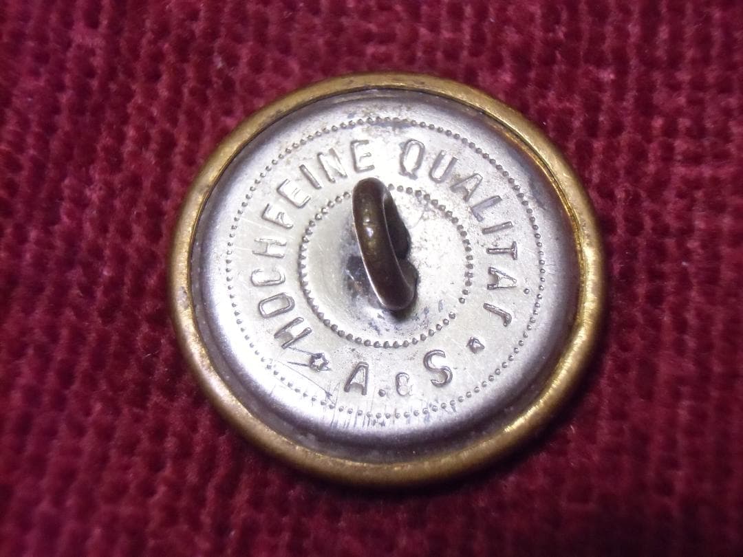 Ｗワイマールドイツ軍＊ドイツ国鉄制服ボタン２４ｍｍ＊５個セット（実物）