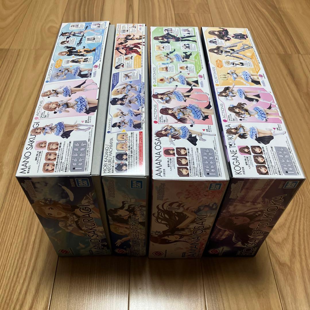 30MS 櫻木真乃 大崎甘奈 月岡恋鐘 風野灯織/八宮めぐるフェイスパーツセット