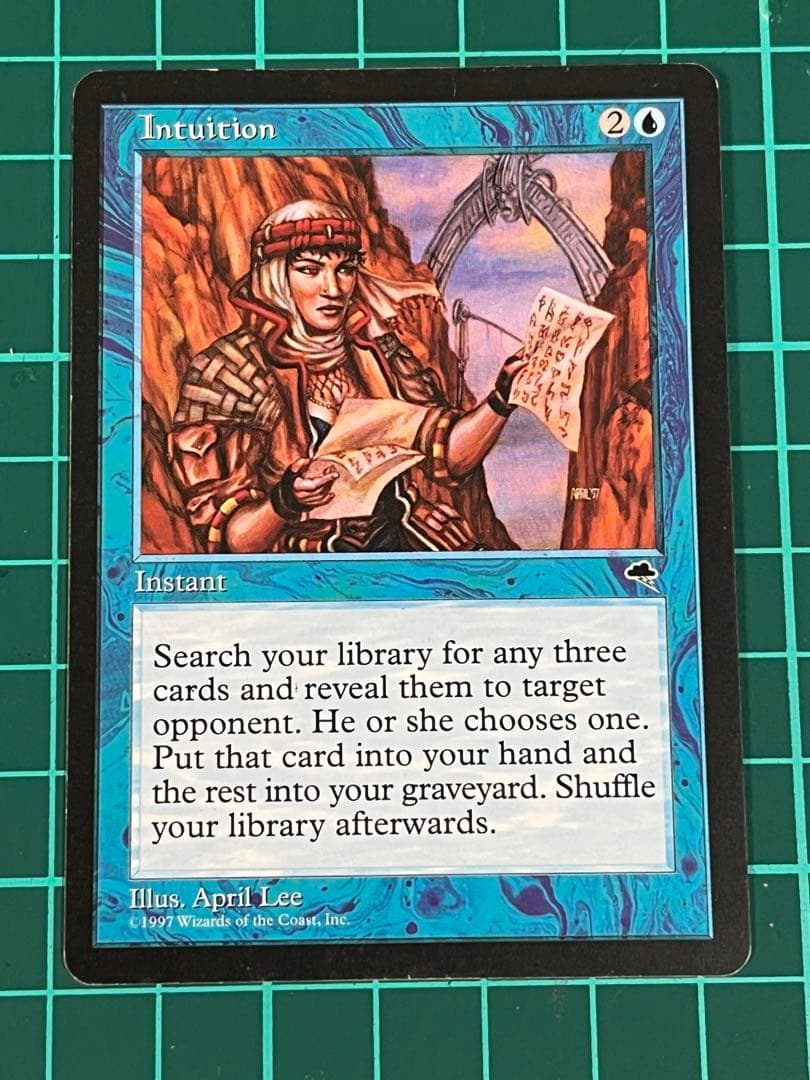 再録禁止カード】直観 TMP版 英語版