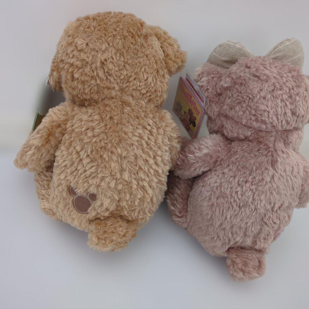 新品タグ付き　ダッフィーとシェリーメイののぬいぐるみ2体セット　ディズニー